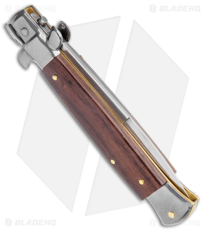 Frank B 9" Italian Stiletto Bayonet Knife Palisander Wood (4" Satin) 