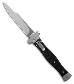 AGA Campolin Zero Italian Leverlock Automatic Knife Black G-10 (3.75" Polished)