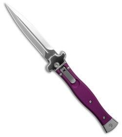 AGA Campolin Zero Italian Leverlock Automatic Knife Violet Al (3.75" Polished)