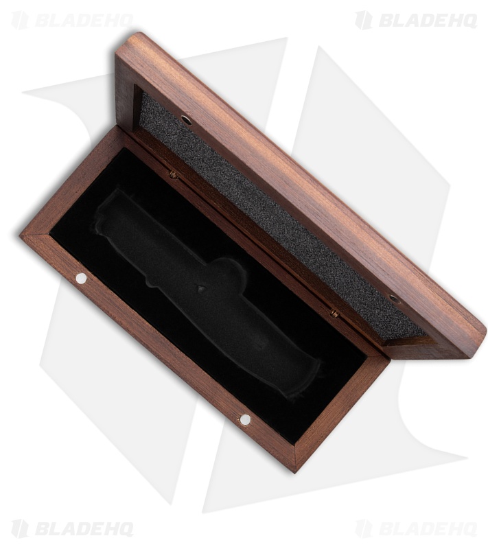 AKC World Swinguard 9" Automatic Black/Abalone w/ Box (3.8" Blk)