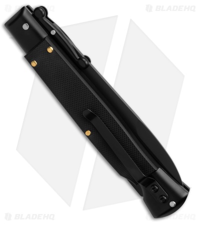 AKC World Swinguard 9" Automatic Black G10 w/ Sheath (3.8" Blk)