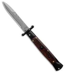 AKC World Swinguard 9" Automatic Snakewood/Tactical w/ Box (3.8" DAM)