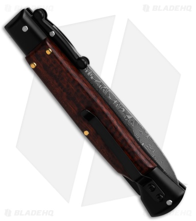 AKC World Swinguard 9" Automatic Snakewood/Tactical w/ Sheath (3.8" DAM)