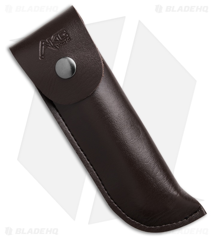 AKC World 11" Roma Drop Point Automatic Swinguard Abalone (4.6" Polished)