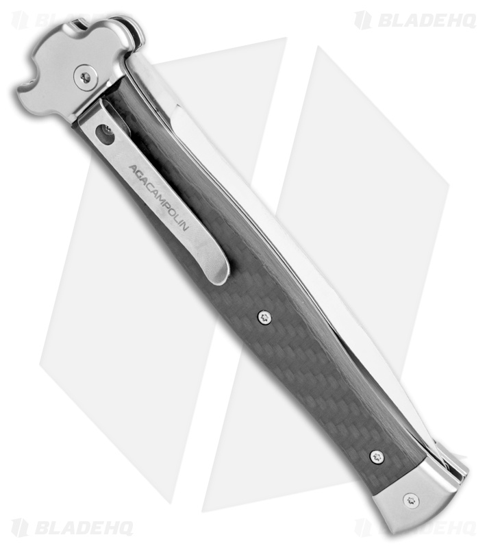 AGA Campolin Zero+ Italian Leverlock Automatic  Carbon Fiber (4.5"Sat Dag)*DISC*