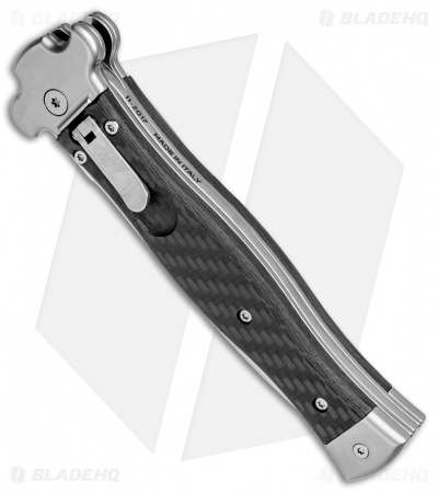 AGA Campolin Zero Dagger Leverlock Automatic Knife Carbon Fiber (3.75" Satin) 