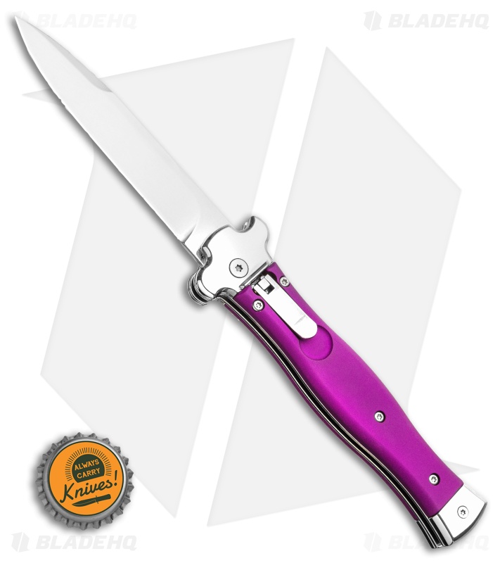 AGA Campolin Zero | Bayo Leverlock | Automatic Knife | Violet +