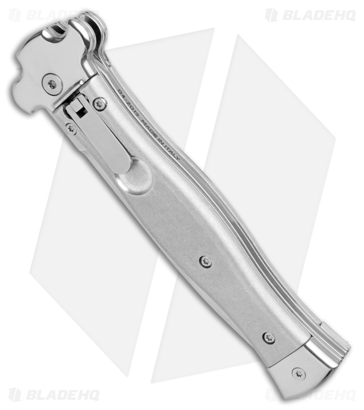 AGA Campolin Zero Dagger Leverlock Automatic Knife Aluminum (3.75" Polished)