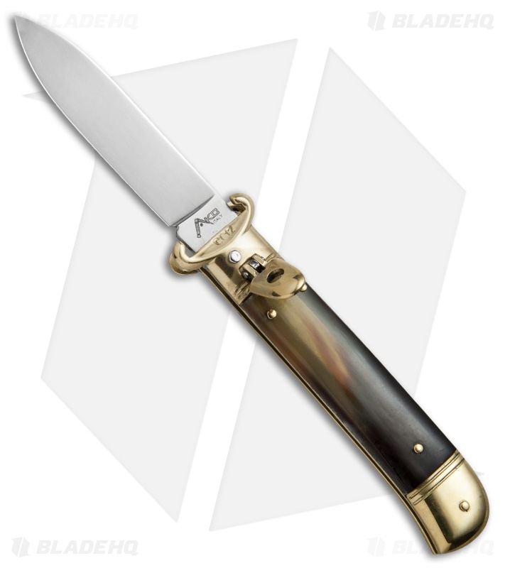 AKC Shot Puller 8" Lever Lock Italian Auto Brazilian w/ Brass (3.2" Polish Flat)