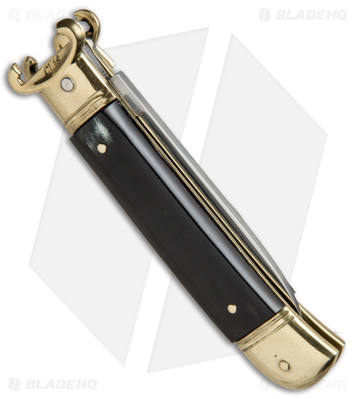AKC Shot Puller 8" Lever Lock Italian Auto Brazilian w/ Brass (3.2" Polish Flat)