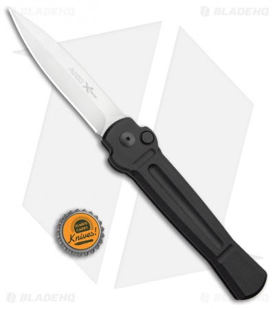 AKC X-treme Ace Automatic Knife Black (3.6" Satin)