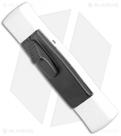 AKC Minion Concord Spear Point OTF Automatic Knife White/Black (2.4" Satin)