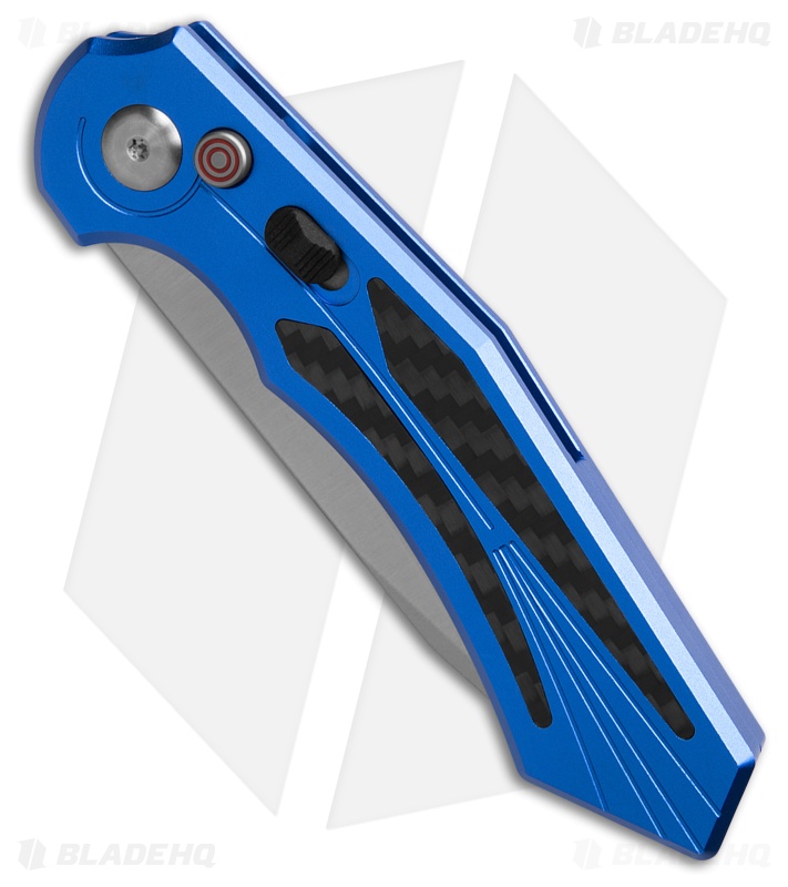 Diablo Automatic Knife Blue Aluminum (3.4" Satin)