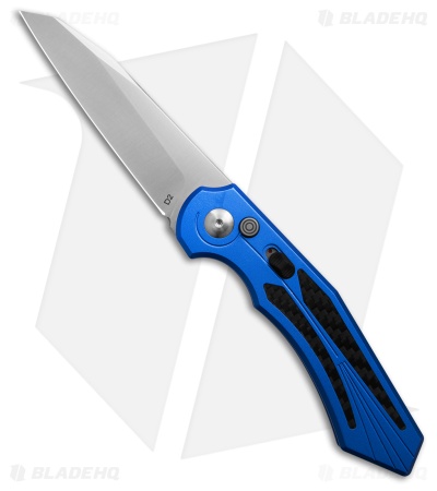 Diablo Automatic Knife Blue Aluminum (3.4" Satin)