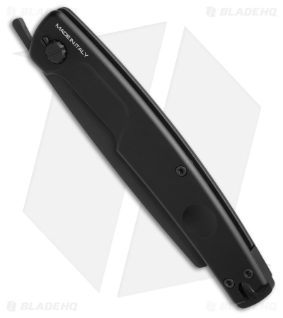 Extrema Ratio T Razor Liner Lock Knife Black Aluminum (3.75" Black) 