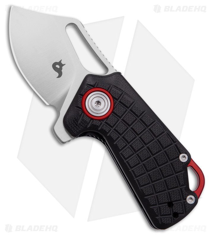 BlackFox Puck Liner Lock Knife Black G-10 (1.75" Satin) BF761B