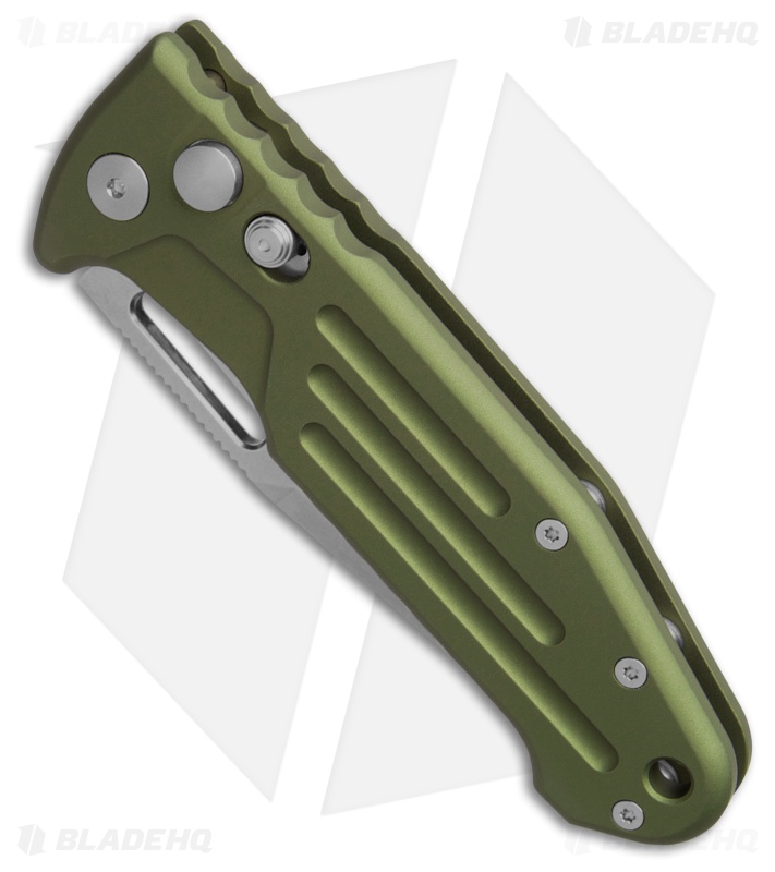 Fox Smarty Auto Clip Knife Green Alum (3.34