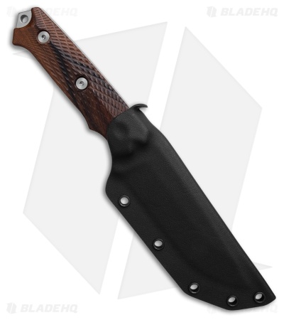 MKM Base Camp Fixed Blade Knife Santos Wood (5" Stonewash)
