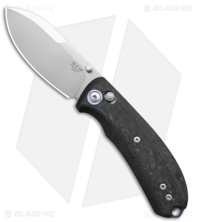 MKM Bolero Crossbar Lock Knife Carbon Fiber (3" Satin S30V)