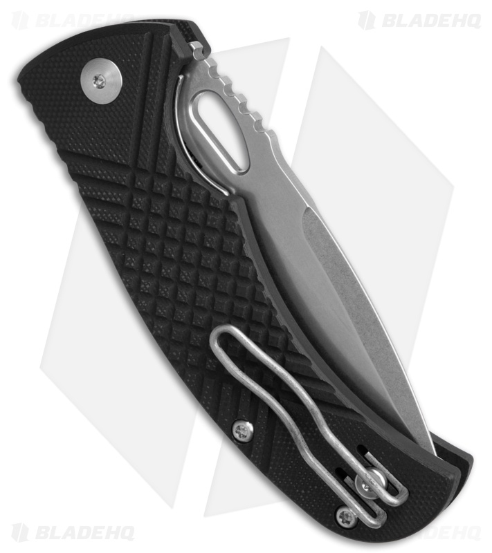 MKM Ciras Liner Lock Tanto Knife Black G-10 (3.25" SW 14C28N)