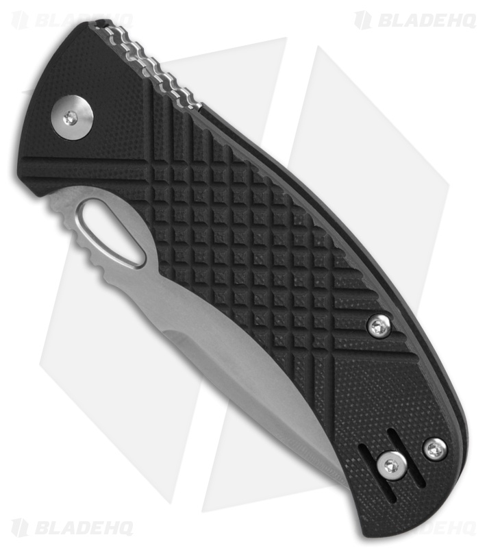 MKM Ciras Liner Lock Tanto Knife Black G-10 (3.25" SW 14C28N)