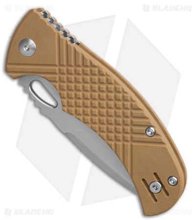 MKM Ciras Liner Lock Tanto Knife Coyote Tan G-10 (3.25" SW 14C28N)