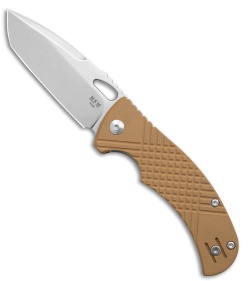 MKM Ciras Liner Lock Tanto Knife Coyote Tan G-10 (3.25" SW 14C28N)
