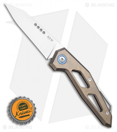 MKM Edge Slip Joint Knife Bronze Titanium (2.9" Satin) 