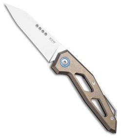 MKM Edge Slip Joint Knife Bronze Titanium (2.9" Satin) 