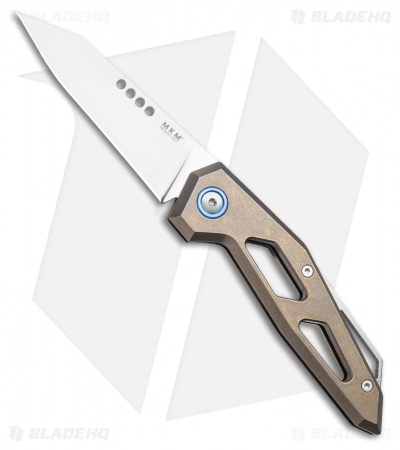 MKM Edge Slip Joint Knife Bronze Titanium (2.9" Satin) 