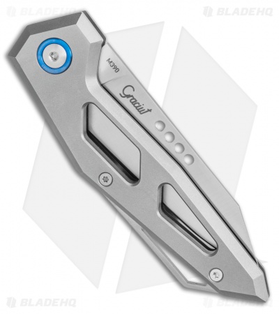 MKM Edge Slip Joint Knife Gray Titanium (2.9" Satin) 