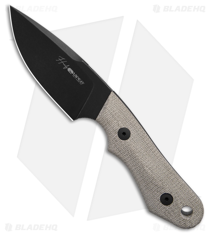 ハイパーナイフ Viper Handy Fixed Blade Knife Wood Satin - Blade HQ