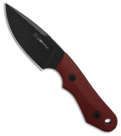 Viper Handy Dark MagnaCut Fixed Blade Knife Red G-10 (3.4&quot; Black SW) | 210504