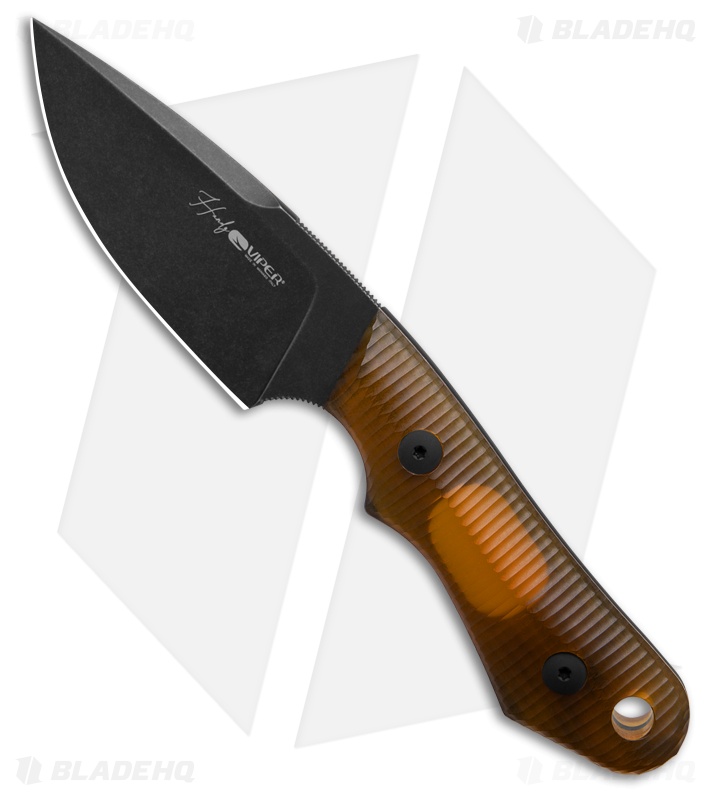 Viper Handy Fixed Blade Knife Yellow Ultem MagnaCut Black SW