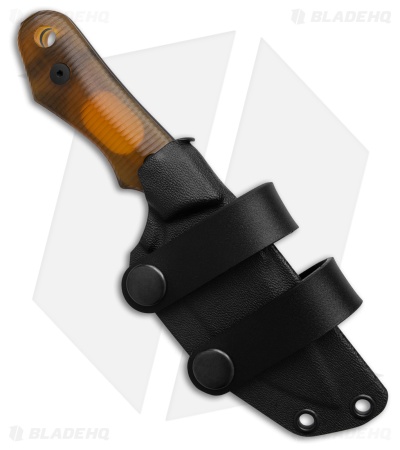 Viper Handy Dark MagnaCut Fixed Blade Knife Ultem (3.4" Black SW)