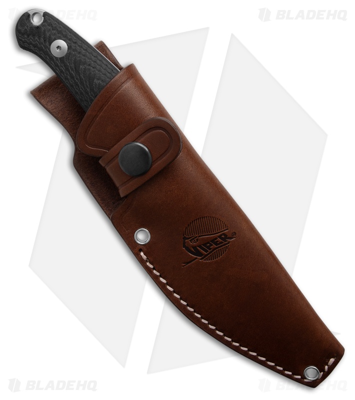 Viper Knives Jens Anso Nordlys Fixed Blade Knife Black SureTouch (3.9" SW)