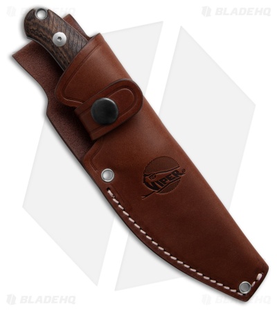 Viper Knives Jens Anso Nordlys Fixed Blade Knife Bocote Wood (3.9" Satin)