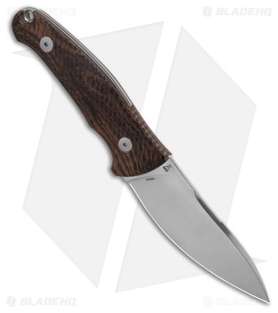 Viper Knives Jens Anso Nordlys Fixed Blade Knife Bocote Wood (3.9" Satin)