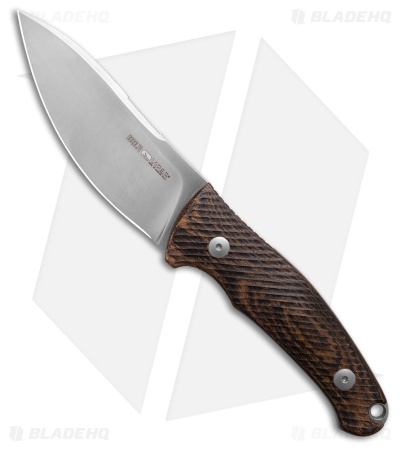 Viper Knives Jens Anso Nordlys Fixed Blade Knife Bocote Wood (3.9" Satin)