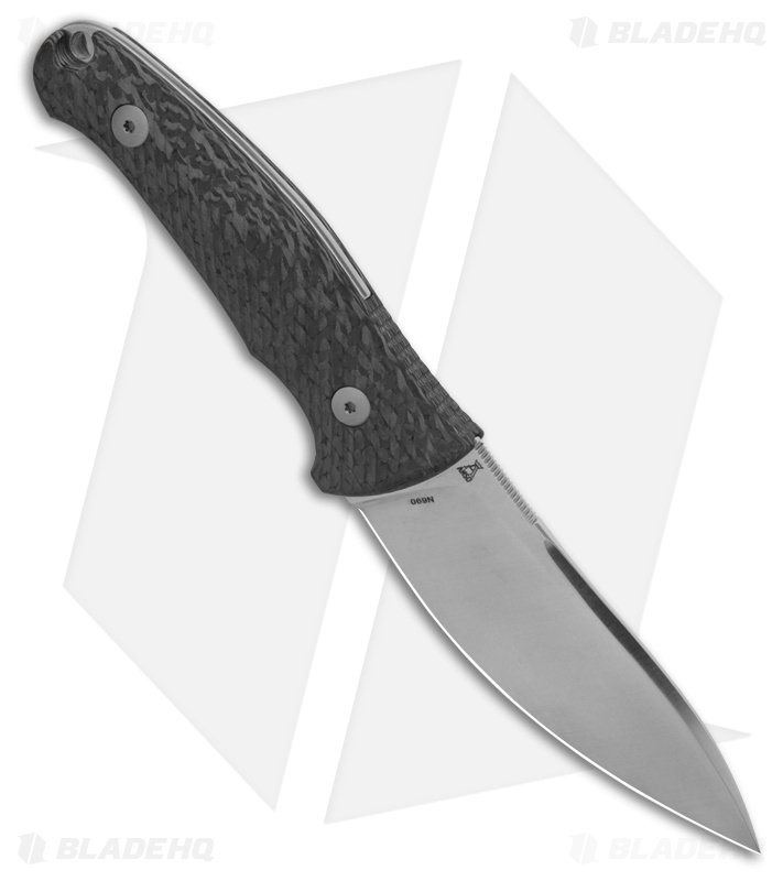 Viper Knives Jens Anso Nordlys Fixed Blade Knife Carbon Fiber (3.9" Satin)