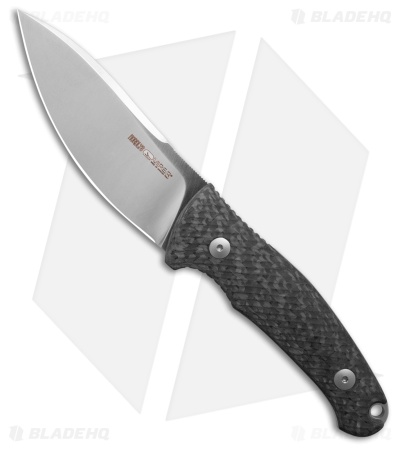Viper Knives Jens Anso Nordlys Fixed Blade Knife Carbon Fiber (3.9" Satin)