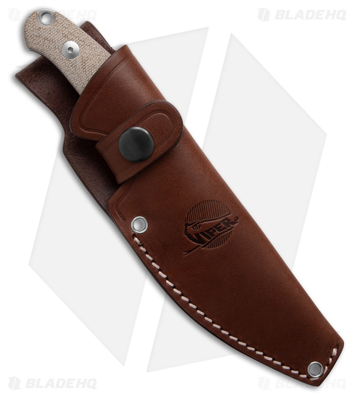 Viper Knives Jens Anso Nordlys Fixed Blade Knife Natural Micarta (3.9" SW)