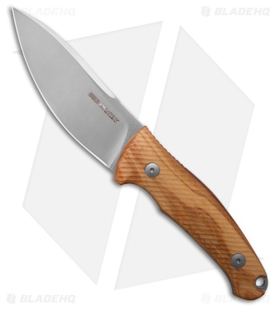 Viper Knives Jens Anso Nordlys Fixed Blade Knife Olive Wood (3.9" Satin)