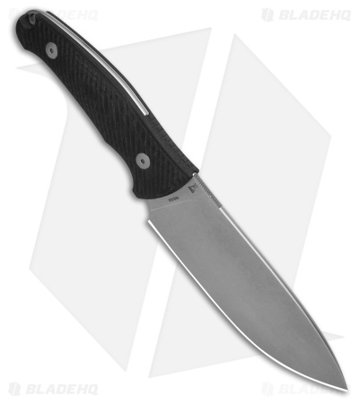 Viper Knives Jens Anso Ranger Fixed Blade Knife Black SureTouch (4.6" Stonewash)