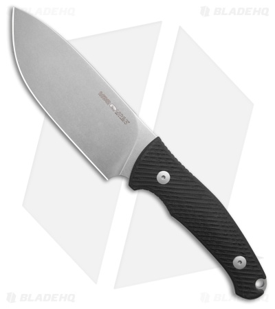 Viper Knives Jens Anso Ranger Fixed Blade Knife Black SureTouch (4.6" Stonewash)