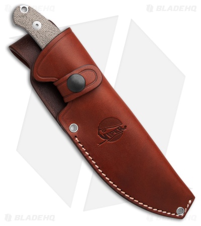Viper Knives Jens Anso Ranger Fixed Blade Knife Green Canvas Micarta (4.6" SW)