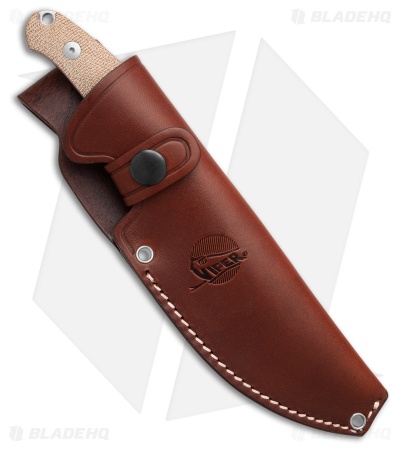 Viper Knives Ranger Fixed Blade Knife Natural Canvas Micarta (4.6" SW)