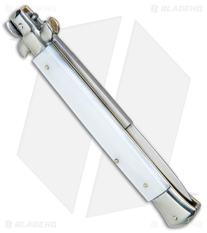 AGA Campolin 11" Picklock Automatic Italian Stiletto Pearlex (5" Satin) 2017