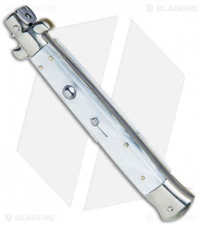 AGA Campolin 11" Picklock Automatic Italian Stiletto Pearlex (5" Satin) 2017