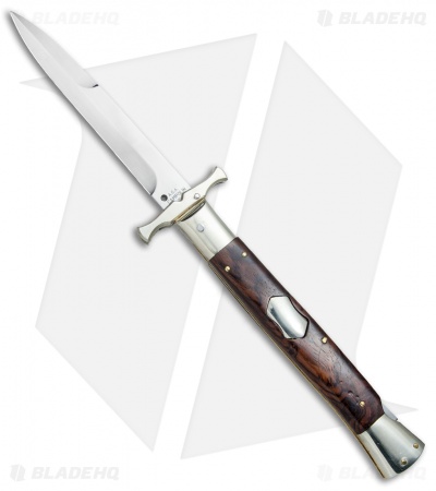 AGA Campolin 13" Bat Swinguard Automatic Cocobolo (5.75" Satin Bayonet)